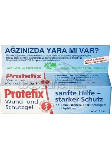 Protefix Ağız İçi Yara Ve Koruma Jeli 10 G