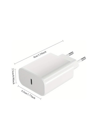 Honeybeeshop İpdone Uyumlu 16 15 Pro Max Plus 35w Usb C Şarj Cihazı + 1m Kablo İpad Uyumlu Pro Samsung Hızlı Şarj