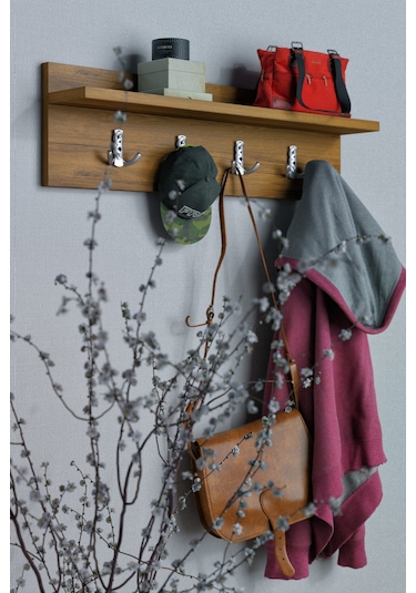 Asela Raflı Anahtarlık Antre Genç Odası Askılığı