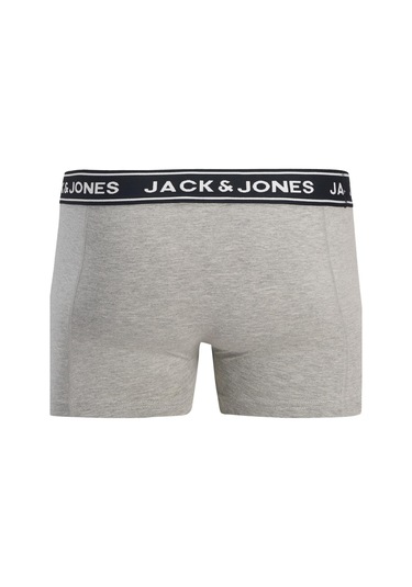 Jack & Jones Erkek Jacdanny Solıd Trunks 3 Pack Pamuklu Boxer Açık Mavi