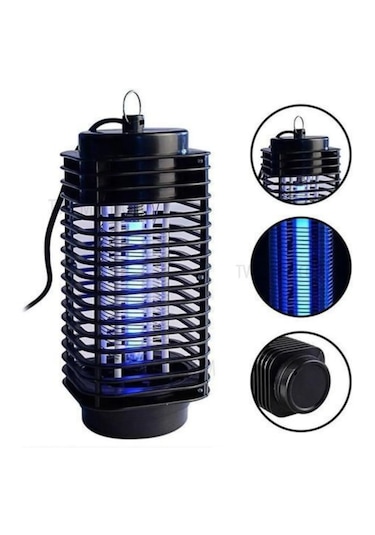 Lamba Tipi Elektrikli Sinek Sivrisinek Karasinek Öldürücü Siyah