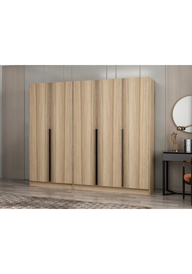 Kale Plus 5 Kapaklı 2ç Dolap Dore Plus Dore 190cm Ceviz