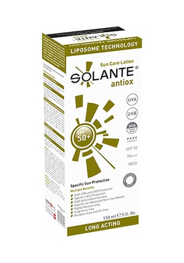 Solante Antiox Güneş Losyonu SPF50+ 150 ML