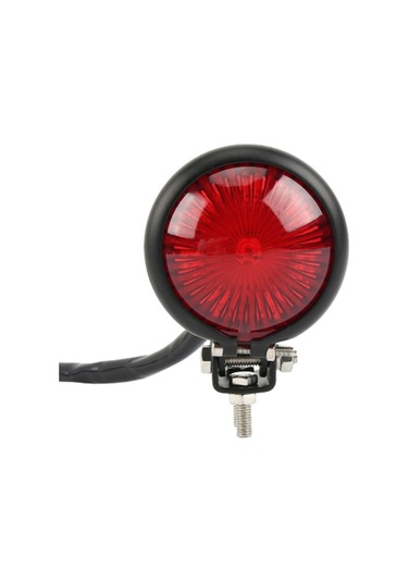 Dinosaurs Motosiklet 12v Led Arka Stop Stop Lambası Kırmızı Lens Altın