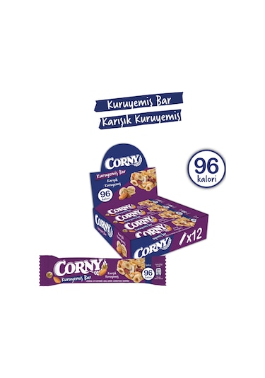 Corny Karışık Kuruyemiş Bar 12 x 20 G