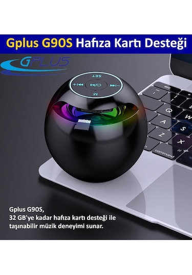 Gplus G90S Bluetooth 5.0 Çift Alarmlı Radyolu Dijital Masa Saati