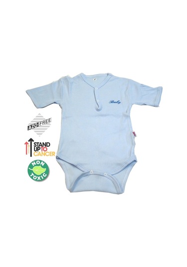 Sema Baby Yarım Kol Kaşkorse Badi (Body) Mavi