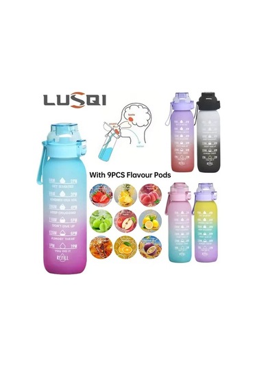 Maoyaya Lezzet Su 1000ml Pipetli Şişe 9 Adet Bakla İle, 1 Adet Sızma Şişe