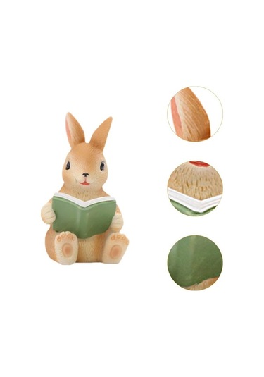 Pazly Suntek Küçük Hayvan Figürü Bahçe 4,5x4,5x6,5-cm-tavşanlar Lp