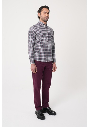 Bisse Uzun Kollu Paşa Yaka Regular Fit Erkek Bordo Gömlek Gmeks252131 E25 Bordo Bisse Uzun Kollu Paşa Yaka Regular Fit Erkek Bordo Gömlek Gmeks252131 E25 Bordo