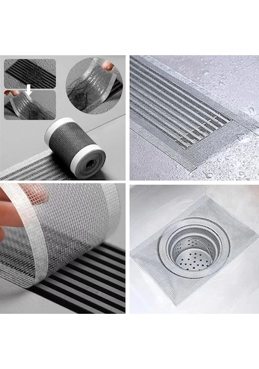 Buffer Kendinden Yapışkanlı Giderlere Haşere Önleyici Bant 2mt Gri