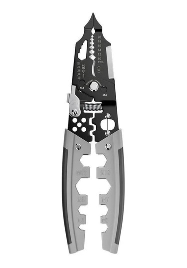 Symbee A635 Model Elektrikçi Pense - Tel Soğutma, Kesme Ve Presleme İşlevleriyle Çelikten Yapılmış Çok Amaçlı Alet