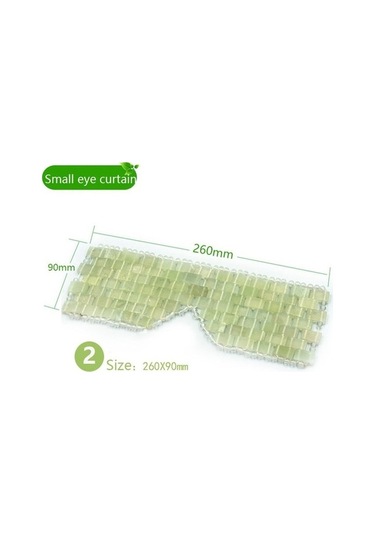 Küçük Göz Perdesi Doğal Soğutma Yeşim Göz Maskesi Wtjcl3 Çok Renkli