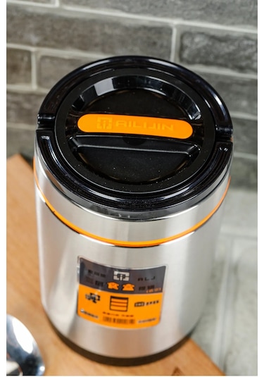 Paslanmaz Çelik Yemek Termos 3 Katlı Sızdırmaz Yemek Termosu Sefer Tası 1,9 Litre Inox