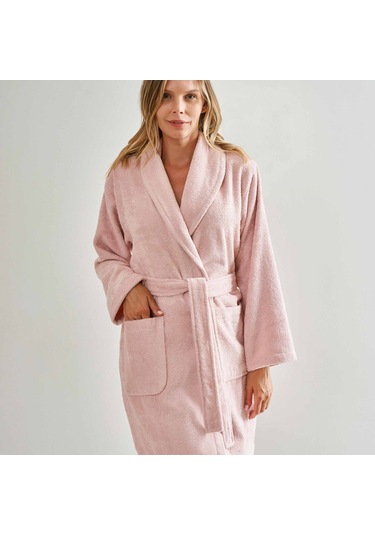 Linens Soft Pamuk Bornoz Pudra M Pudra