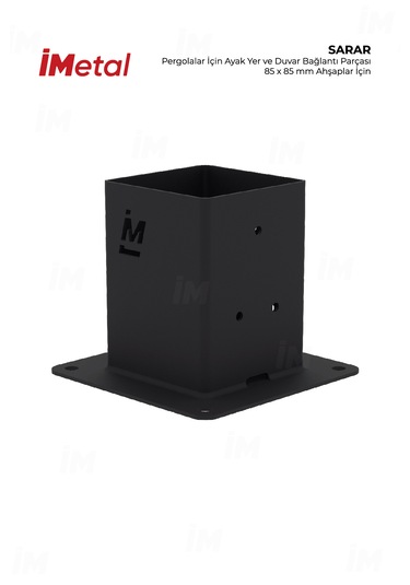 Sarar 85x85 Mm Ahşaplar İçin Ayak Bağlantısı