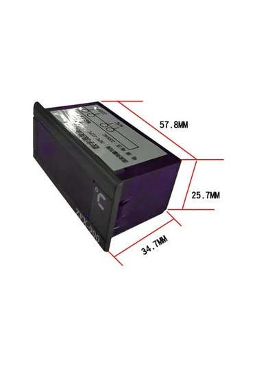 Tongxida Doğal Buzdolabı Termometresi -50 C'den +110 C'ye Hassas Ölçüm, 220v