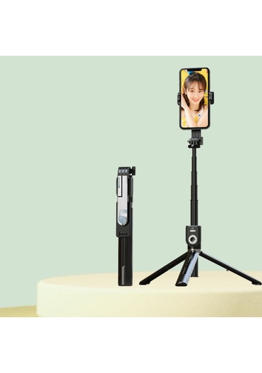 P80 1.33m Tiktok Uzaktan Kumanda Makyaj Aynası İle Entegre Bluetooth Selfie Stick, Boyut:p80 1.33m