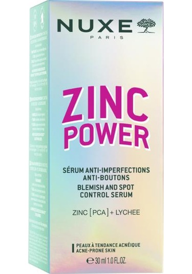 Nuxe Zinc Power Blemish And Spot Control Serum 30 Ml