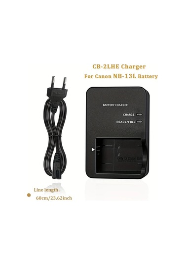 Xuweiwei Edekoy Cb 2lhe Ab Güç Adaptörü Şarj Cihazı Ayarlanabilir Voltaj 100 240v Kompakt Tasarım Canon Kameralar İçin