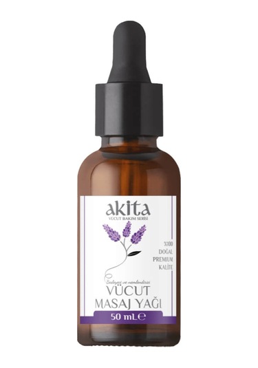 Akita Doğal Vücut ve Masaj Yağı Lavanta 50 ML