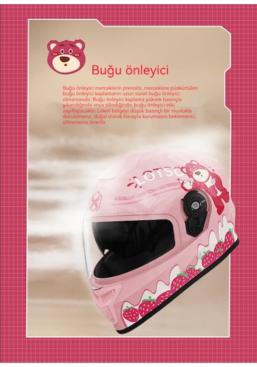 Eternal Luck Qk601 Sarı Ördek Desenli Tam Kapalı Çocuk Kaskı