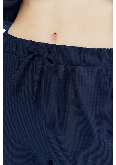 Bella Dossi Waffle Kumaş Kadın Takım Indigo İndigo