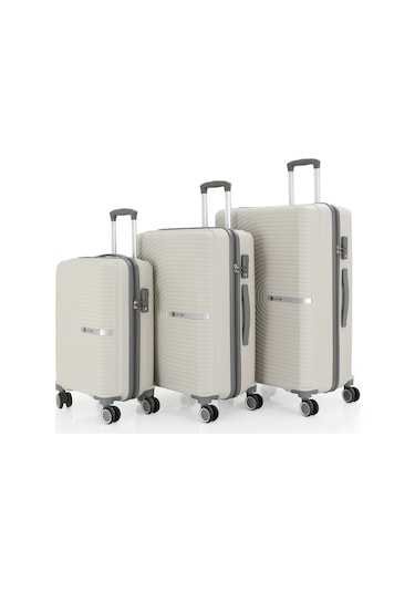 Mçs Üçlü Polipropilen Valiz Seti V374 S21yy1000006-set 00424 3'lü Set Çok Renkli
