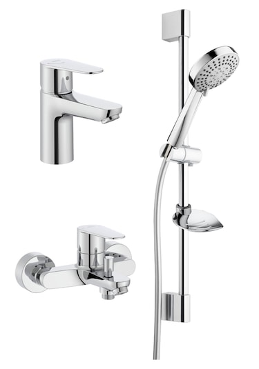 Roca A5D054FC0K Victoria Banyo Batarya Seti 3'lü Krom