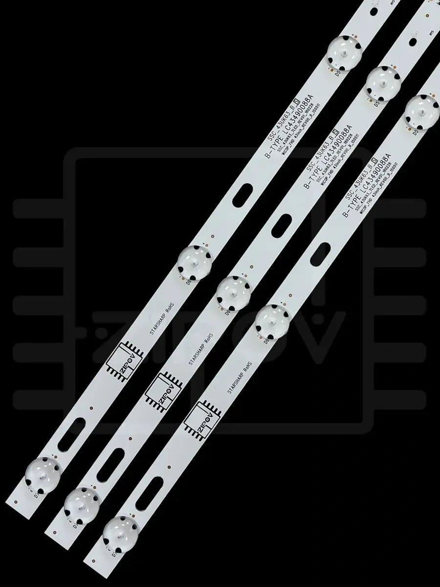 Zipov Lg 43lf510v 43lh570v 43lh510v Ver1 Tv İçin Arka Işık 74400227