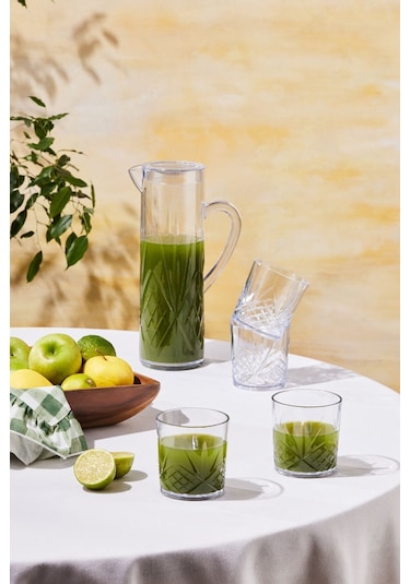 Karaca Foret Akrilik Kırılmaz 5 Parça Sürahi Seti Şeffaf