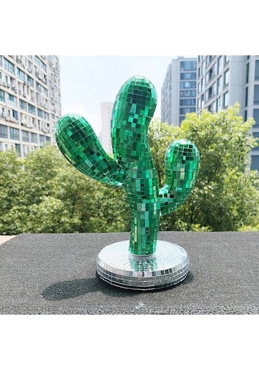 Tongxida Treasure 1 Adet Ev Festivali Dekorasyon Retro Disko Kaktüs Süs