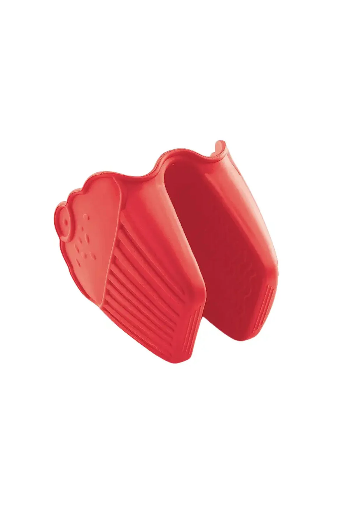 Silikon Fırın Eldiveni 2 Li Isı Yalıtımlı, Kaymaz Yüzey, Esnek Ve Kolay Temizlenebilir Kırmızı