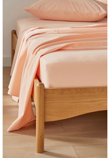 4 Adet Düz Pamuklu Tek Kişilik 80 X 200 X 30 Cm Lastikli Penye Çarşaf Yavruağzı