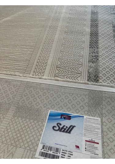 Still Halı Salon, Oturma, Yatak Odası Halısı Desen Kodu 77955-095 Bej