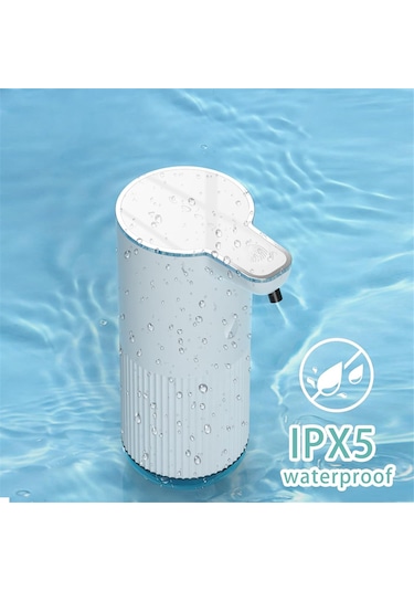 Xiaaokeji Sıvı Otomatik Sabunluk Temassız Ayarlanabilir Sabunluk Beyaz