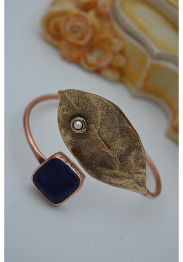 Stoneage Lapis Lazuli Taşlı Tasarım Bilekik Çok Renkli