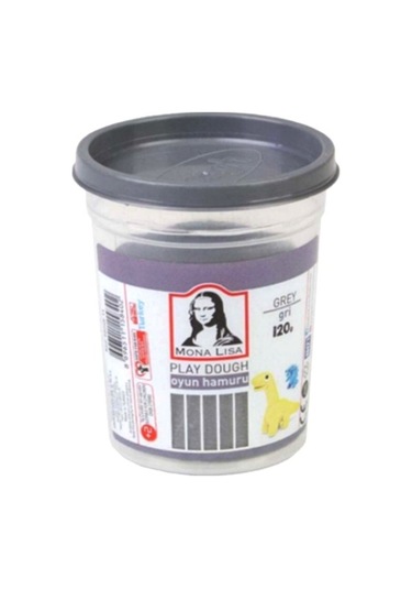 Mona Lisa Oyun Hamuru 120gr Gri - 3 Adet Gri