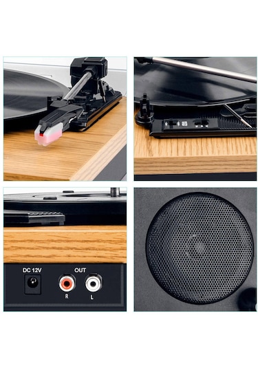 Record Master Tt202J Retro Pikap - Bluetooth Özellikli- Tüm Plakl