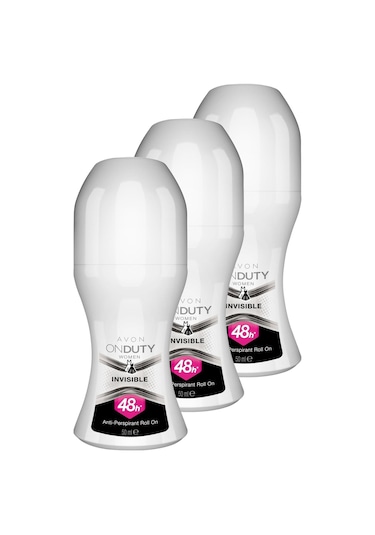 Avon Onduty Invisible Kadın Roll-On Deodorant 3 x 50 ML