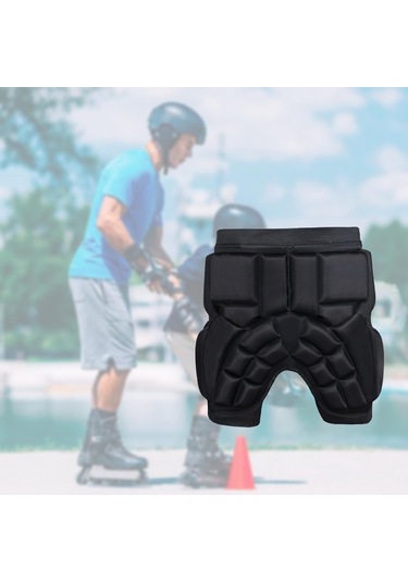 Homyl Kalça Koruma Yastığı Yastıklı Koruyucu Kayak Bmx S Siyah