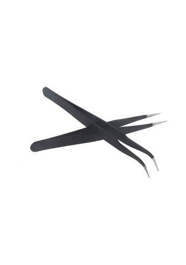 Teltree "2'li Profesyonel Tırnak Taş Penseti Seti - Kavisli Ve Düz Modeller"