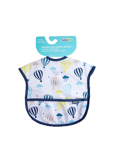 Babyjem Baskılı Blw Kolsuz Mama Önlüğü Balon Desen