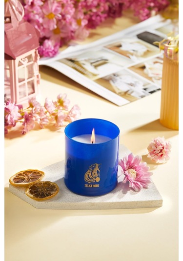 Selka Home Luxy Egzotic Amazon Kokulu Organik Cam Mum 480 Gr 001