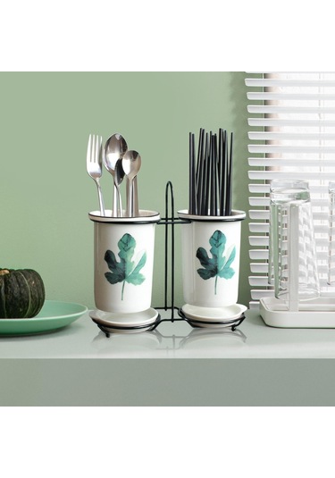 Suntek Magideal Yemek Çubukları Kafes Porselen Akçaağaç Yaprağı