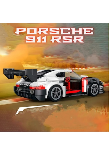 Teknik Porsche 911 Lego Araba Porsche Lego Araba Yapı Blok Oyuncak Araba - 250+ Parça
