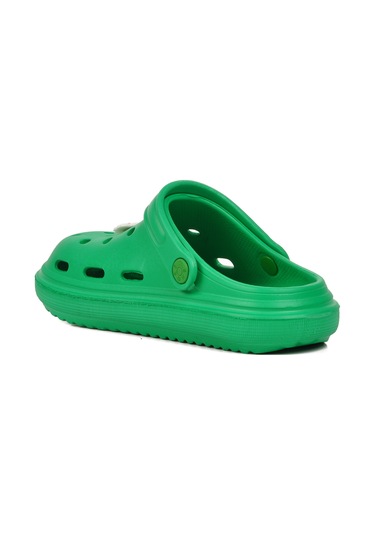 Aspor Yeşil Unisex Sabo Çocuk Terlik Yeşil
