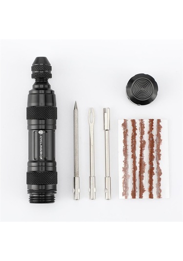 Cyclıngbox - Tubeless Bisiklet Lastiği Tamir Kiti Ultralight Vakum Y19489b Siyah