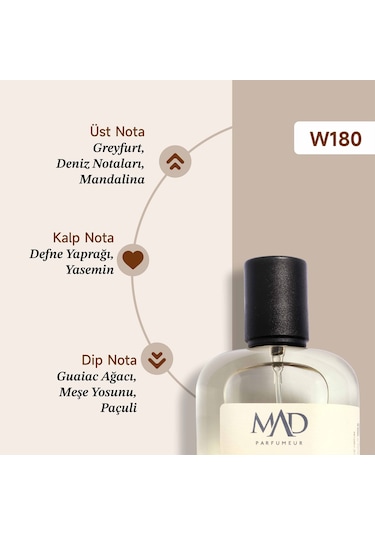Mad W180 Selective Erkek Parfüm EDP 100 ML