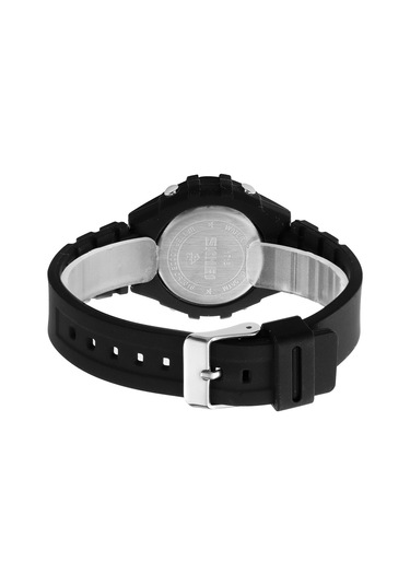 Xindoker Skmeı 1716 Çocuklar İçin Dijital Saat - 7 Renkli Led Arka Işığı, Zaman/hafta/tarih/alarm, 5atm Su Geçirmez Spor Silikon Kol Saati Siyah Çok Renkli